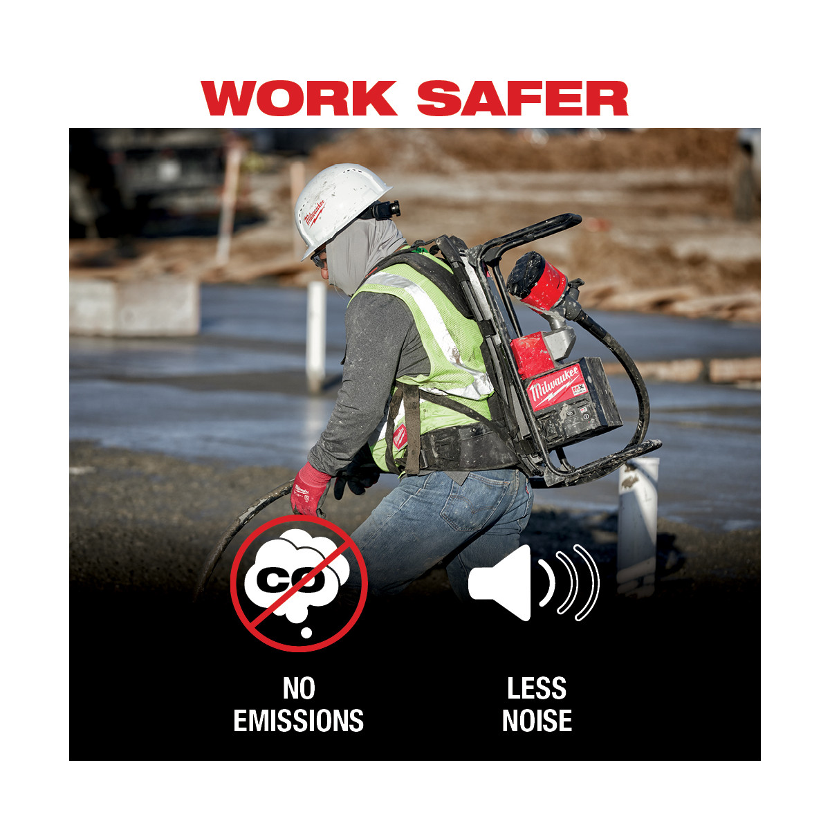 MX FUEL Backpack Concrete Vibrator Kit from GME Supply